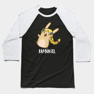 Rap-bun-zel Funny Bunny Pun Baseball T-Shirt